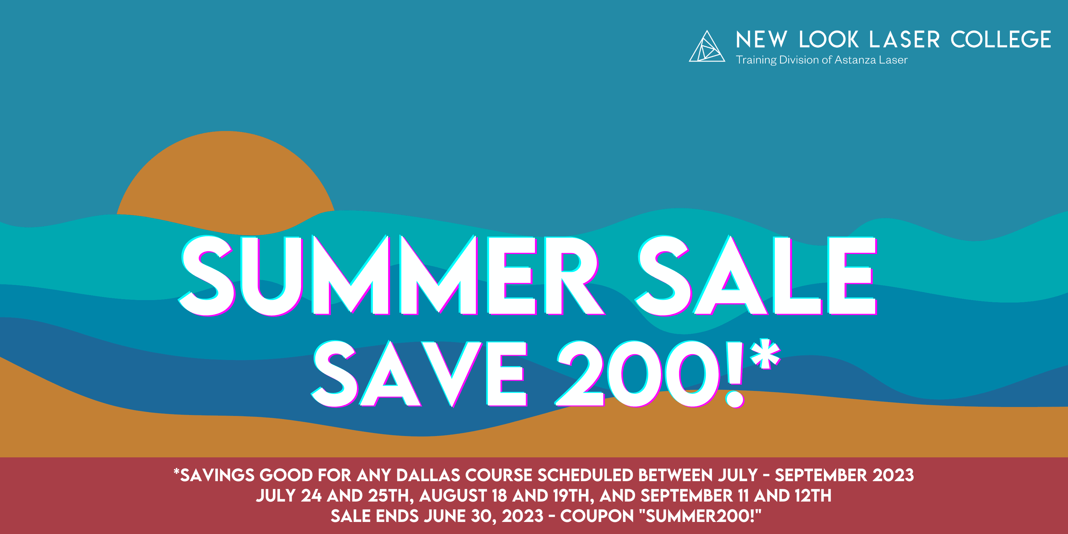 NLLC Summer Sale Banner Save on Laser Tattoo Removal Training Certifications this Summer - Sale Ends June 30, 2023